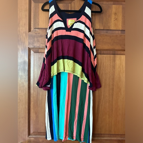 Maeve Popover Stripes Dress - Picture 4 of 6